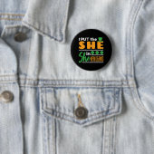 Badge Rond 5 Cm J'ai mis elle dans Shenanigans St patrick femmes (En situation)