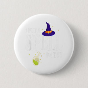 Badge Rond 5 Cm J'Ai Mis Un sort sur vous sorcière Cool Halloween 