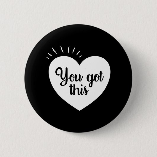 Badge Rond 5 Cm J'Ai Obtenu - Enseignant Motivationnel (Devant)