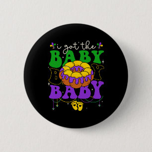 Badge Rond 5 Cm J'Ai Obtenu Le Carnaval Byby Mardi Gras Louisiane