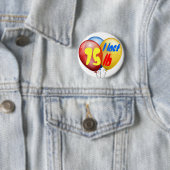 Badge Rond 5 Cm J'ai perdu 75 livres (En situation)