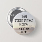 Badge Rond 5 Cm J'ai perdu le poids (Devant & derrière)