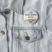 Badge Rond 5 Cm J'ai perdu le poids (En situation)