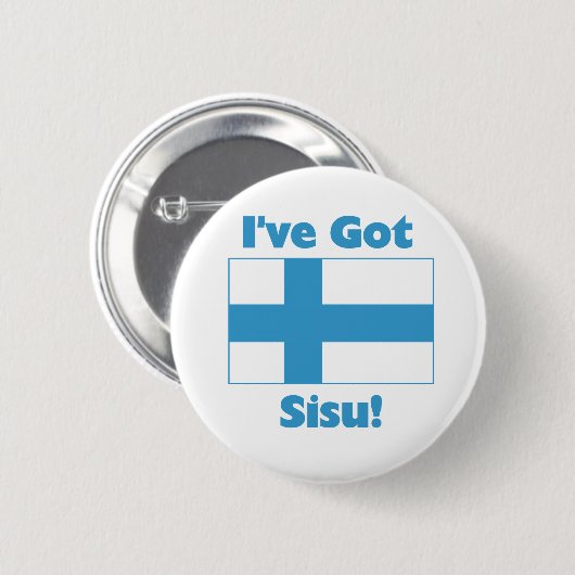 Badge Rond 5 Cm J'ai Sisu (Devant & derrière)