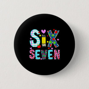 Badge Rond 5 Cm J'ai survécu 67 jours d'école Mème drôle Professeu