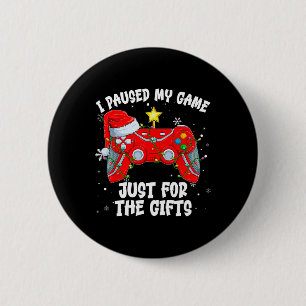 Badge Rond 5 Cm J'Ai Suspendu Mon Jeu Juste Pour Les Cadeaux Jeux