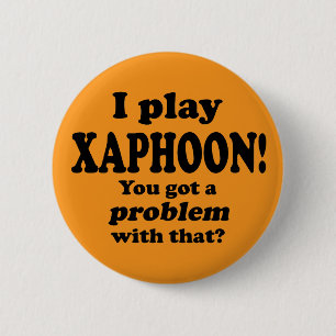 Badge Rond 5 Cm J'Ai Un Problème, Xaphoon