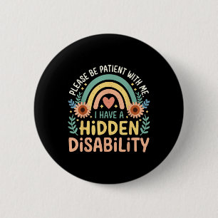 Badge Rond 5 Cm J'Ai Une Sensibilisation Médicale Aux Handicapés C