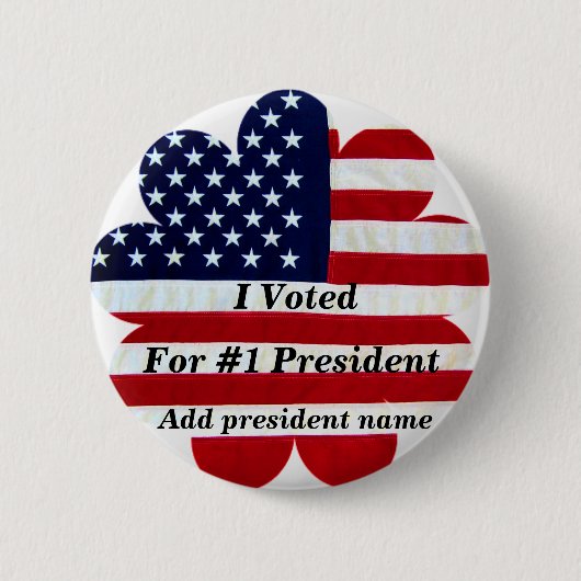 Badge Rond 5 Cm J'ai voté_ (Devant)