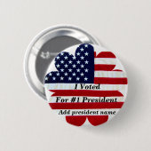 Badge Rond 5 Cm J'ai voté_ (Devant & derrière)