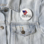 Badge Rond 5 Cm J'ai voté pour Nader Pin (En situation)