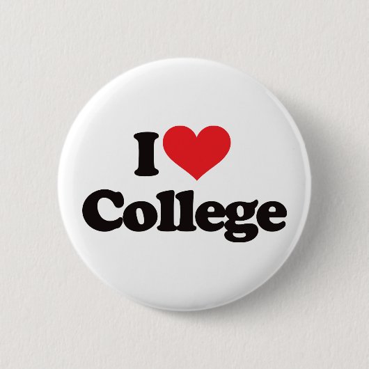 Badge Rond 5 Cm J'aime (Devant)