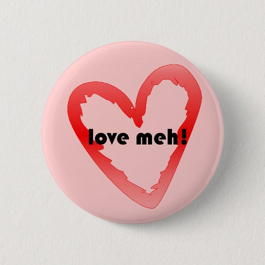 Badge Rond 5 Cm J'aime (Devant)