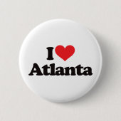 Badge Rond 5 Cm J'aime Atlanta (Devant)