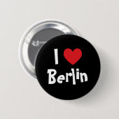 Badge Rond 5 Cm J'aime Berlin (Devant & derrière)