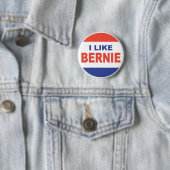 Badge Rond 5 Cm J'aime Bernie (En situation)