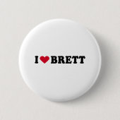 BADGE ROND 5 CM J'AIME BRETT (Devant)