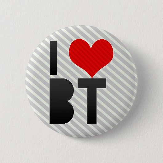 Badge Rond 5 Cm J'aime BT (Devant)