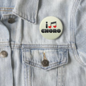 Badge Rond 5 Cm J'aime Choro (En situation)