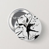 Badge Rond 5 Cm J'Aime Danser (Devant & derrière)