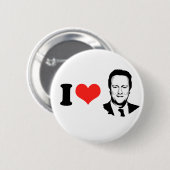 Badge Rond 5 Cm J'aime David Cameron (Devant & derrière)