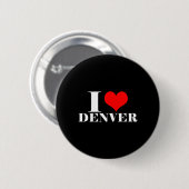 Badge Rond 5 Cm J'aime Denver (Devant & derrière)
