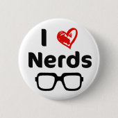 Badge Rond 5 Cm J'aime des ballots (Devant)