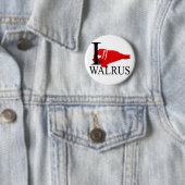Badge Rond 5 Cm J'aime des boutons de morse (En situation)
