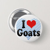 Badge Rond 5 Cm J'aime des chèvres (Devant & derrière)