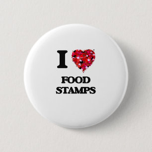 Badge Rond 5 Cm J'aime des coupons alimentaires