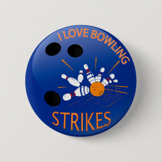 BADGE ROND 5 CM J'AIME DES GRÈVES DE ROULEMENT