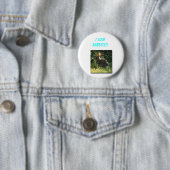 Badge Rond 5 Cm J'aime des lapins ! ! (En situation)