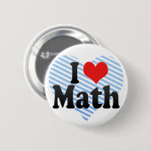 Badge Rond 5 Cm J'aime des maths (Devant & derrière)