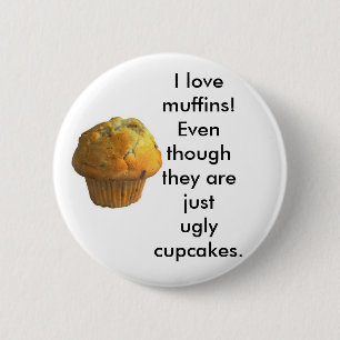 Badge Rond 5 Cm J'aime des petits pains !