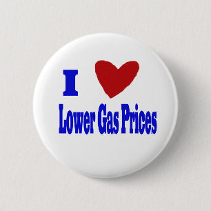 Badge Rond 5 Cm j'aime des prix du gaz inférieurs