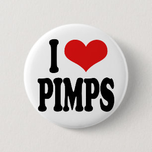 Badge Rond 5 Cm J'aime des souteneurs