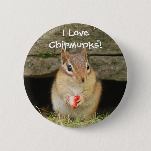 Badge Rond 5 Cm J'aime des tamia ! (Devant)