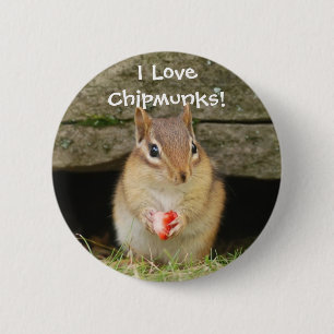 Badge Rond 5 Cm J'aime des tamia !