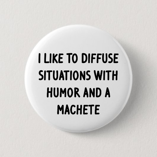 Badge Rond 5 Cm J'aime diffuser des situations (Devant)