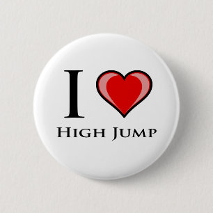 Badge Rond 5 Cm J'aime en hauteur