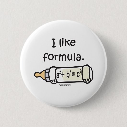 Badge Rond 5 Cm J'aime Forumla (Devant)