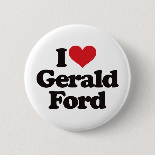 Badge Rond 5 Cm J'aime Gerald Ford (Devant)
