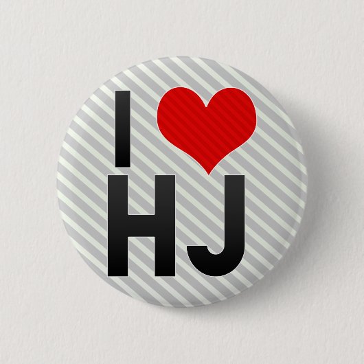 Badge Rond 5 Cm J'aime HJ (Devant)