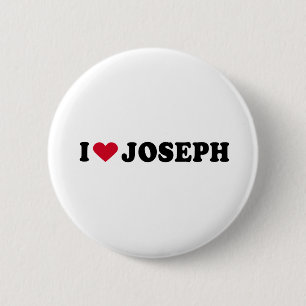 BADGE ROND 5 CM J'AIME JOSEPH