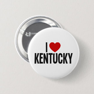 Badge Rond 5 Cm J'aime Kentucky Bouton Rond