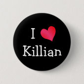 Badge Rond 5 Cm J'aime Killian (Devant)
