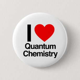 Badge Rond 5 Cm j'aime la chimie quantique