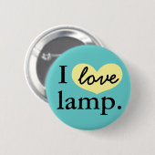 Badge Rond 5 Cm J'aime la lampe (Devant & derrière)
