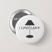 Badge Rond 5 Cm J'aime la lampe (Devant & derrière)