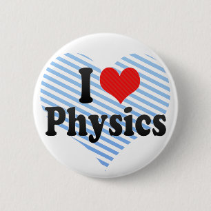 Badge Rond 5 Cm J'aime la physique